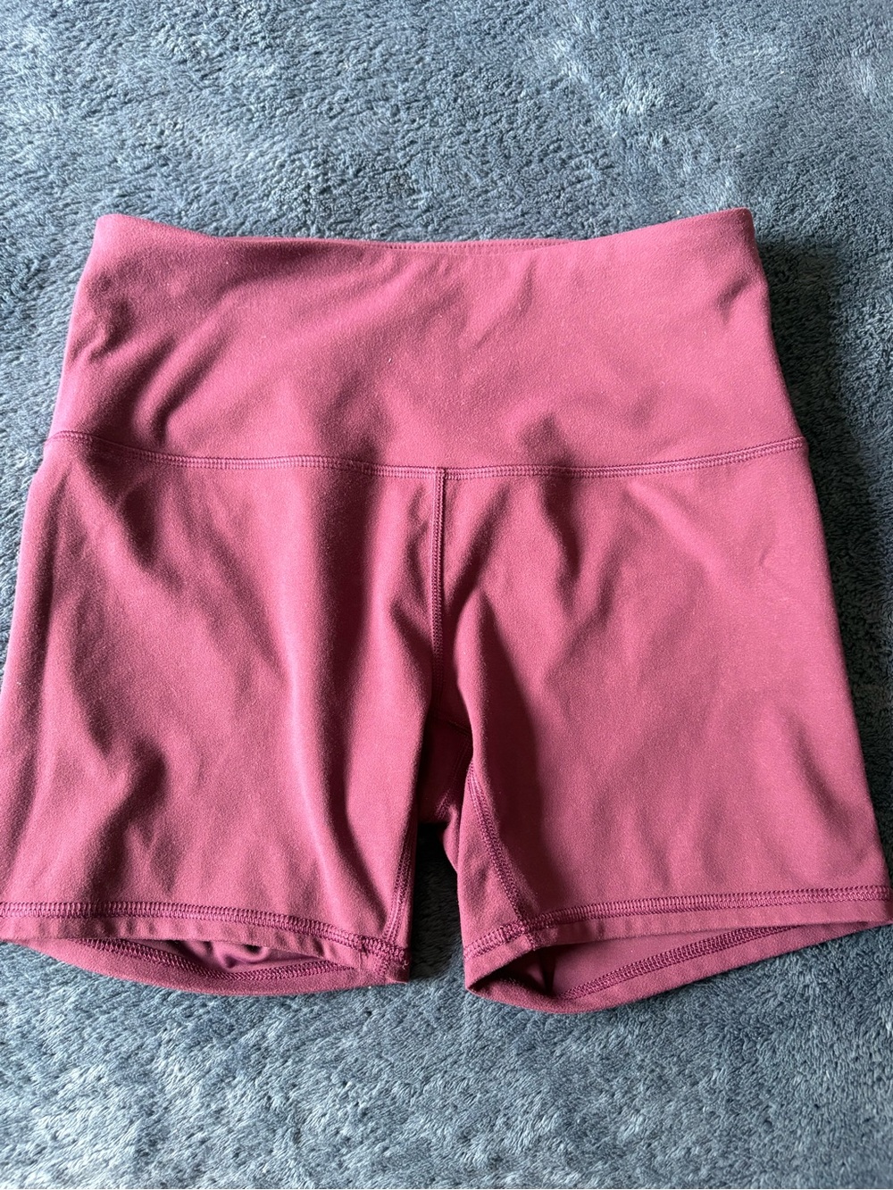 RBX Mauve-Pink High-Waist Bike Shorts